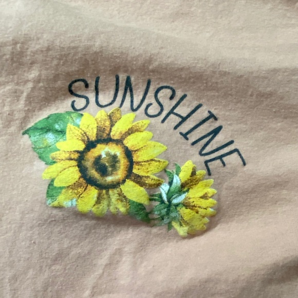 Coral cropped t-shirt from target - Picture 2 of 3